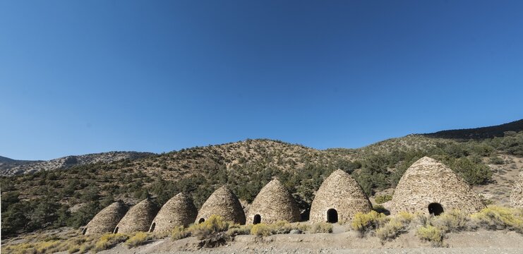 Brick ovens, Charcoal Kilns, Death Valley, Death Valley National Park, California, USA