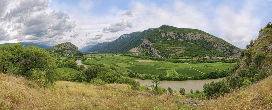 Viewpoint to the Adige Forte Rivoli, Ceraino, Rivoli Veronese, Veneto, Italy