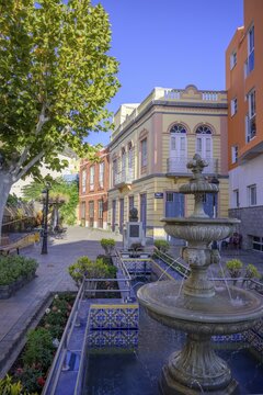 Fountain in the Plaza de la Vica, Tazacorte, La Palma, Spain
