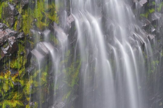 Narada Falls, waterfall, long exposure, Mount Rainier National Park, Washington, USA