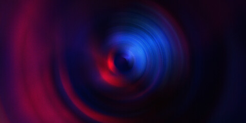 Abstract circular motion background with deep blue and red light tunnel effect creating dynamic sense of speed and energy. © SmartVector Studio