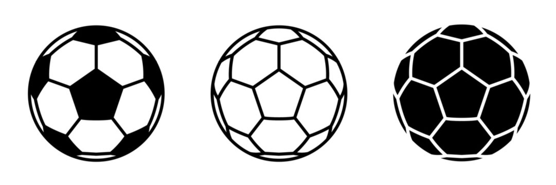 Soccer ball icon. Football icon