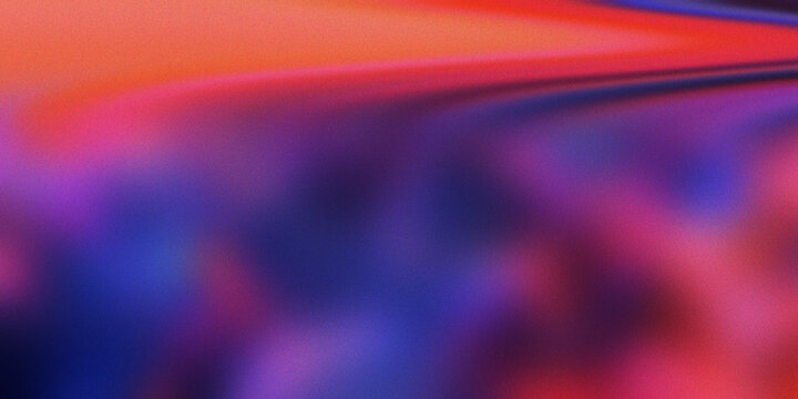Abstract flowing background with colorful vibrant liquid effect, blending purple blue and red colors, creating a silky smooth texture.