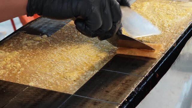 Butter cookies in the market