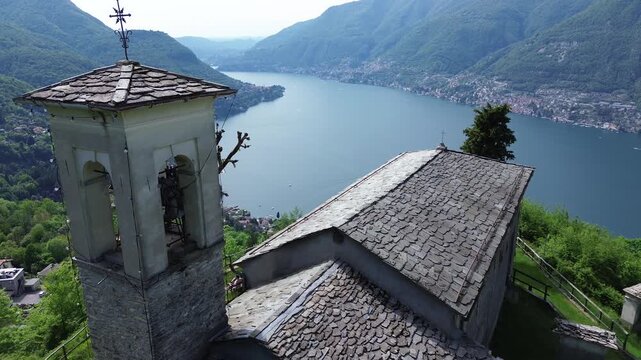 The church of Madonna del Soldo on Lake Como