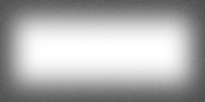 black rectangle  border with noisy grain effect, Noise grainy frame overlay shadow with vignette gradient old film texture