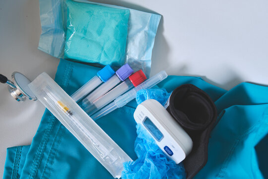 Healthcare professional items for medical examinations and patient treatment
