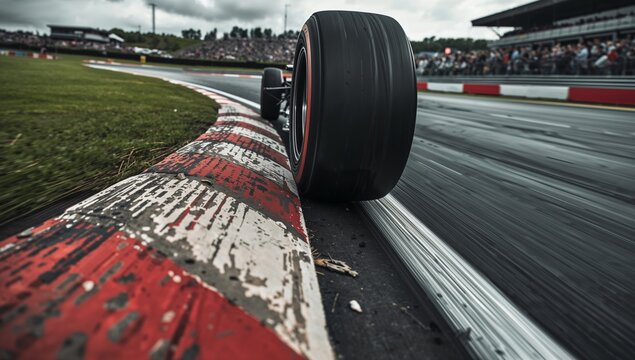 Formula 1 Silverstone High Speed Corner Curb Detail
