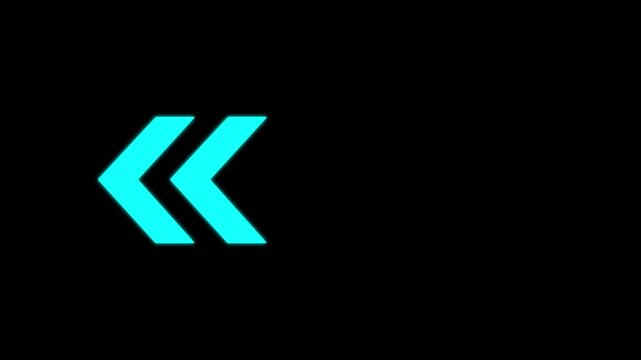 Animated teal arrow modern motion arrow modern motion loop overlay animated.