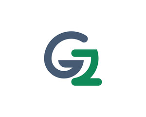 Fototapeta premium GZ Logo Design. GZ