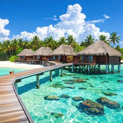 Fototapeta premium Tropical retreat