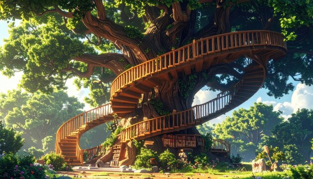Treehouse spiral