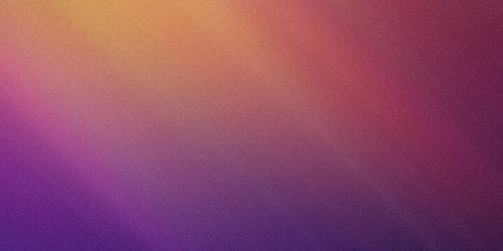 Abstract image showcasing a soft diagonal gradient from golden yellow to deep purple with a fine grainy texture.