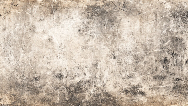Grungy beige and gray textured surface with scratches and marks