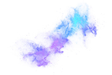 Blue Nebula Galaxy Outer Space Overlay Isolated © Mas Water