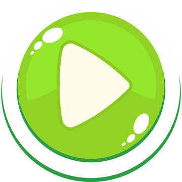 Cartoon Round Button