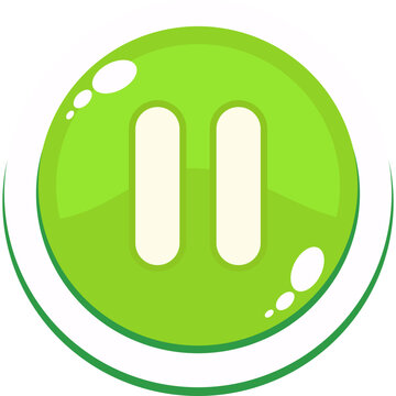 Cartoon Round Button