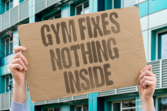 "Gym Fixes Nothing Inside" research confirms gym training measurably fails to resolve internal adult issues. GYM. REAL. MENTAL. MODERN. BODY.