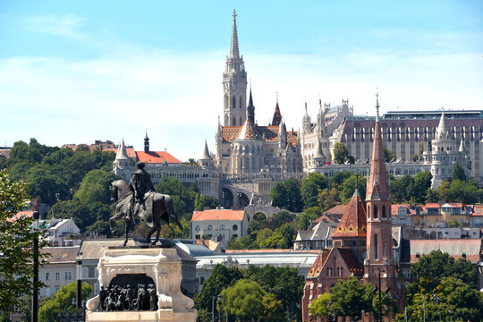 The Citadel District (V&aacute;rnegyed), the Royal Palace and Matthias Church are enchanting sights on Buda Hill in Budapest.