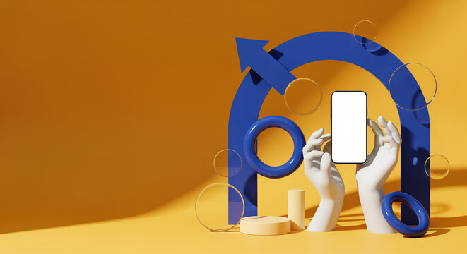 When product teams need to show why users come back, this mobile loop scene explains retention, renewal, repeat purchase and reactivation after launch without turning into a generic growth chart