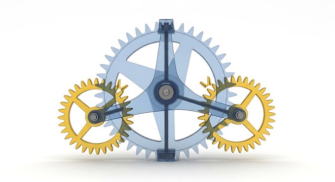 Gear mechanism with colorful sprockets