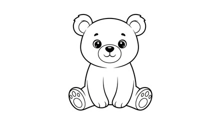 Obraz premium Cute cartoon elephant smiling standing isolated vector