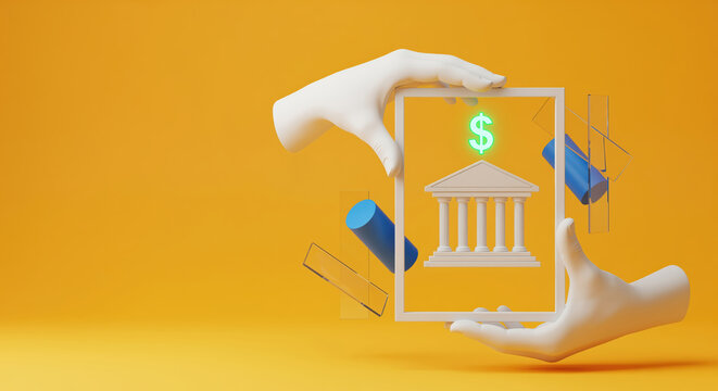 Bank choice and loan eligibility visual for comparing account offers, preapproval terms and repayment conditions when consumers need a trusted institution to apply, borrow and manage everyday funds