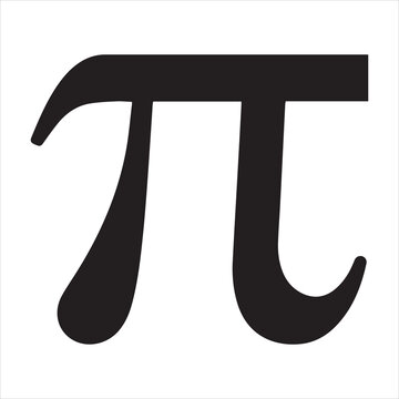 Happy pi day celebration with mathematical symbol