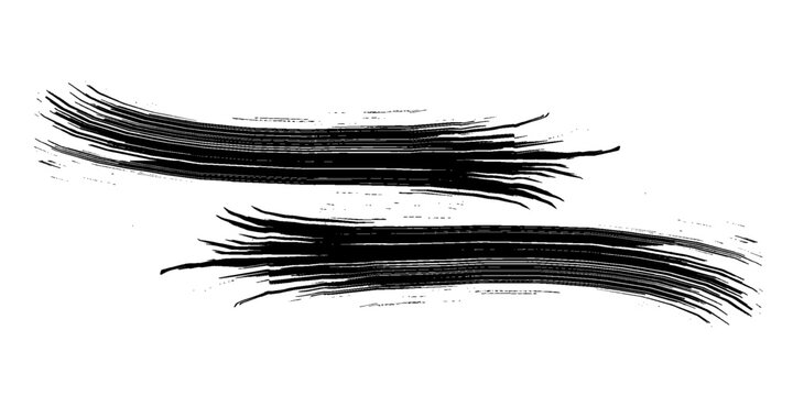 Brush touch material, ink splash, handwritten texture, texture material, rough lines, ink lines, Japanese style, Asian taste vector