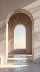 Fototapeta premium Archway to Sea.