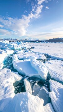 Arctic Ice Floes. (1)