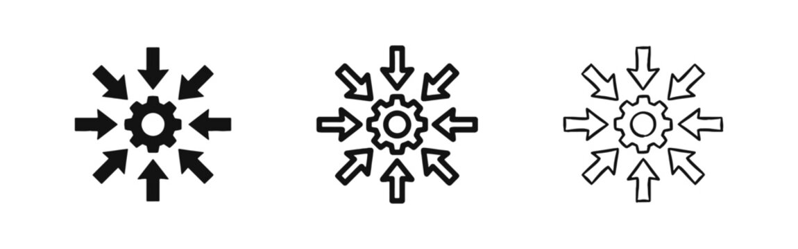 System Integration and Centralized Processing Gear Icon