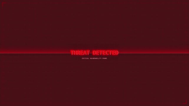 Digital System Scan Cyber Security Threat Detected