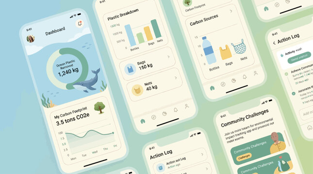 User-friendly Modular ESG & Ocean Impact Analytics Dashboard System for Sustainability Tracking and Environmental Monitoring