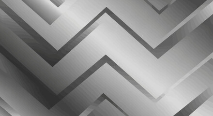 Obraz premium Grey chevron pattern background with gradient effect