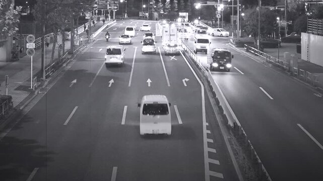 東京の幹線道路。