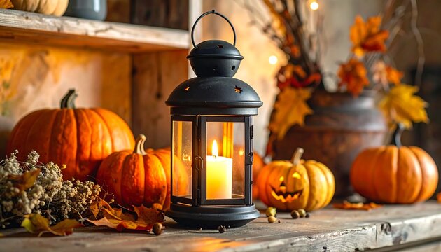 Autumn Lantern Display.