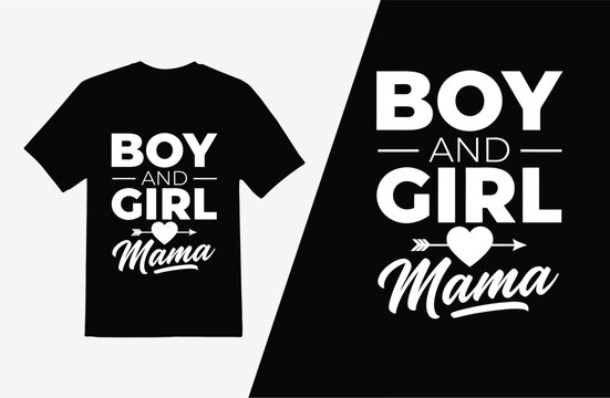 Mother's Day t-shirt design vector illustration, flat design