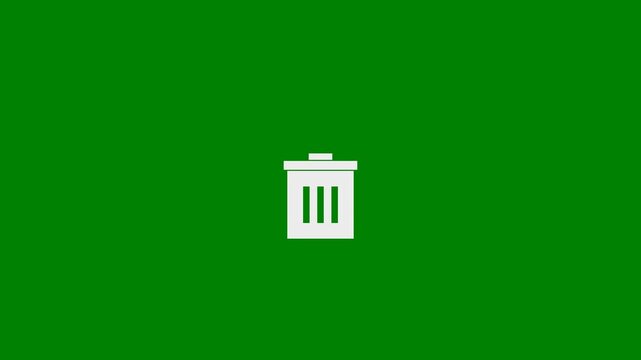 Removing, Deleting, or Getting Rid of Fear or Public Fear - Self-Development or Personal Development Concept - Minimal Motion Graphics Clip - Green Screen