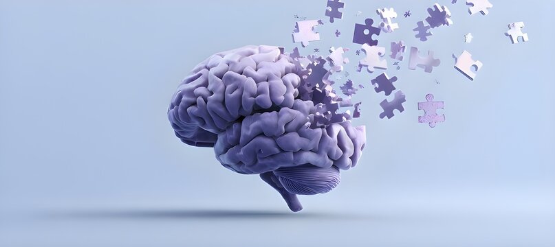 Deconstructing mind a human brain formed from fragmented pieces