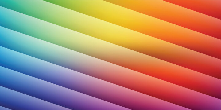 Dynamic Energy Abstract Background Featuring Bright Rainbow Gradient Stripes and Diagonal Flow