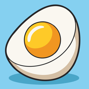 logo design vector illustration icon boiled egg
