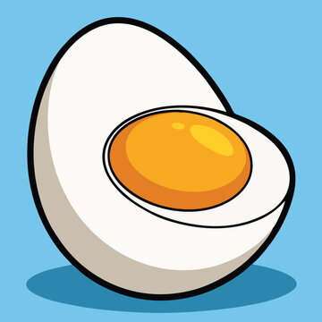 logo design vector illustration icon boiled egg