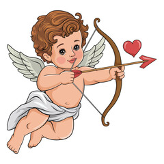 Fototapeta premium cupid with bow