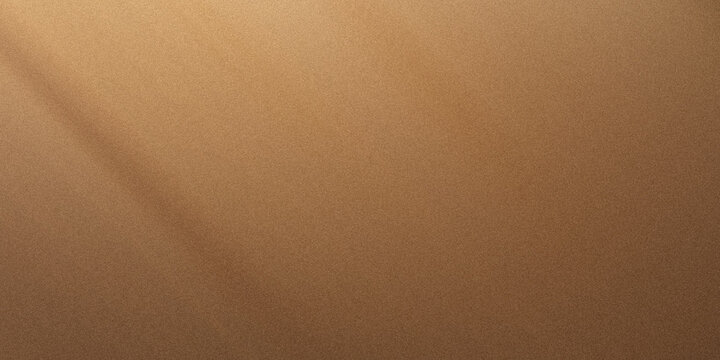 Abstract golden brown gradient background with subtle grain texture and soft light rays, smooth earth tone color blend, simple graphic design.