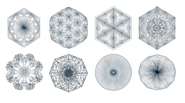 Octagonal Geometric Tile Pattern Design background