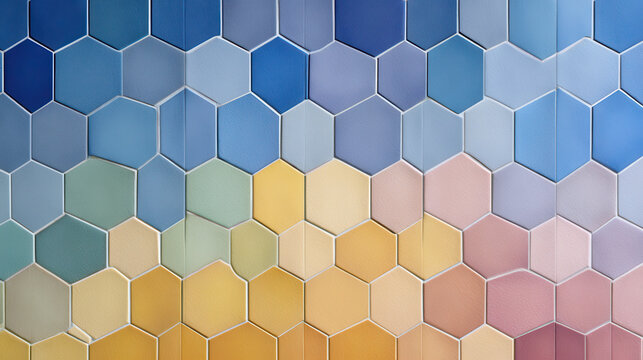 Geometric Octagon Gradient Tile Pattern background