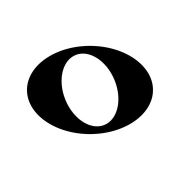 Whole note music symbol icon