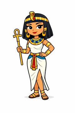 Cleopatra en estilo cartoon