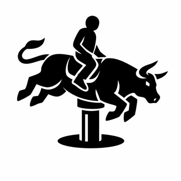 Toro mec&aacute;nico en acci&oacute;n